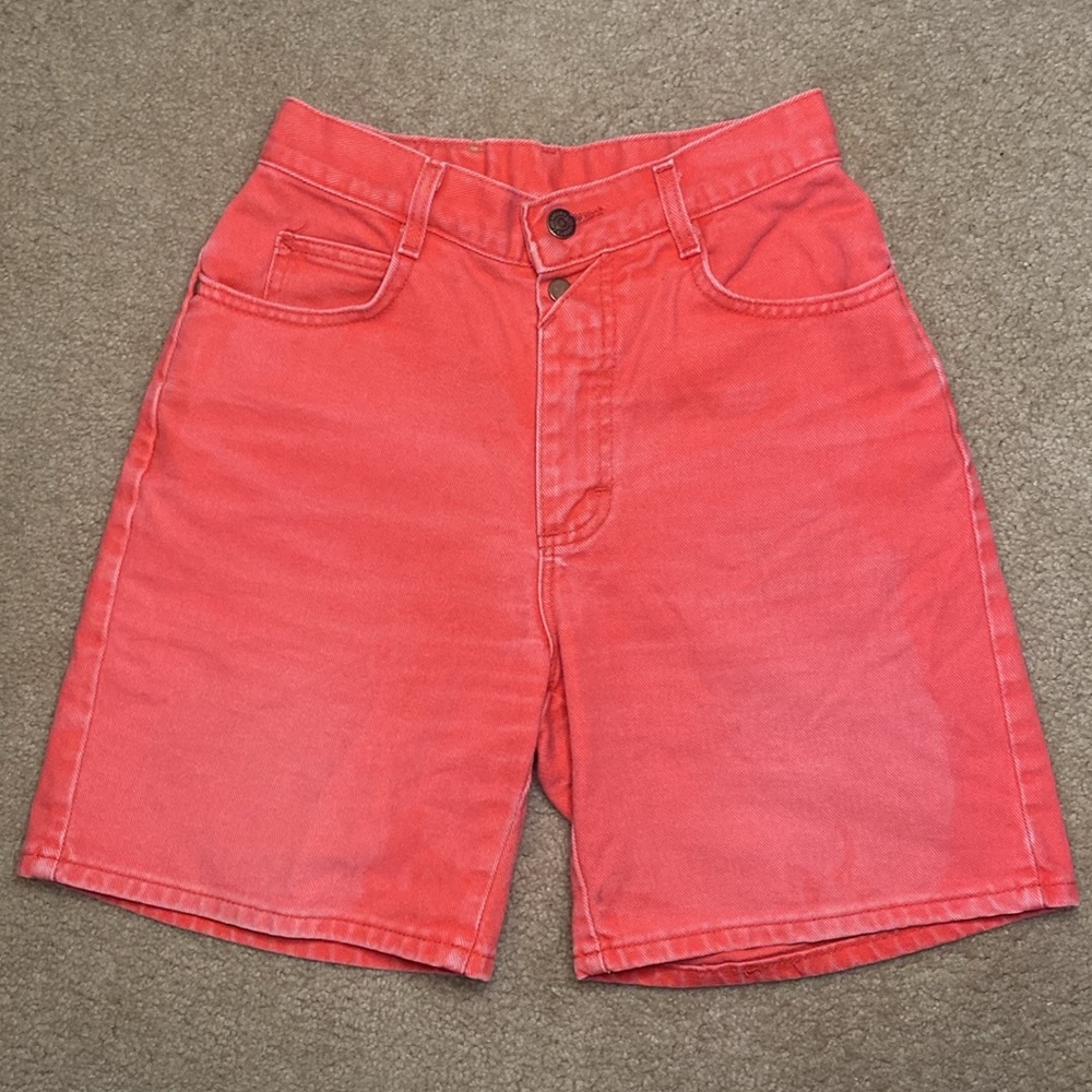 Vintage Lee Denim High Waisted Shorts - Picture 2 of 9